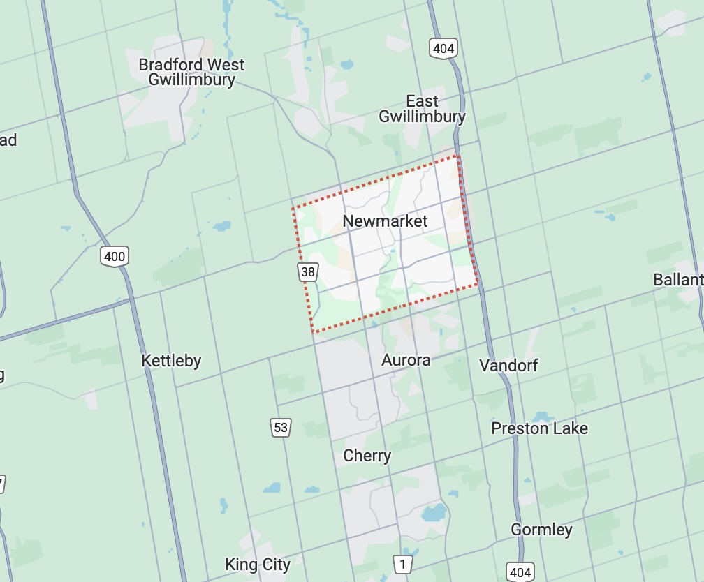 Newmarket map